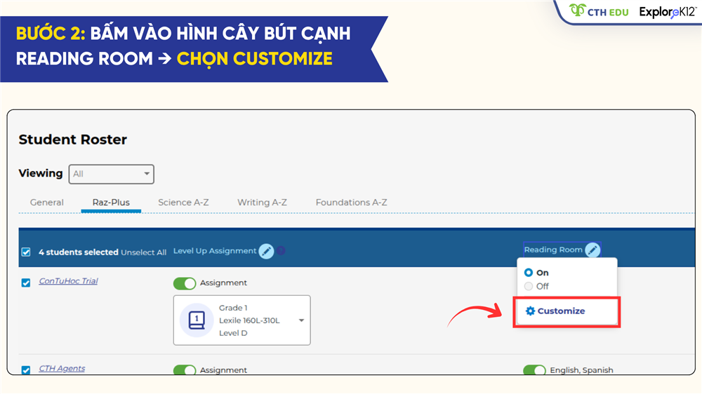 Hướng dẫn cài đặt quay về giao diện cũ Raz-Plus - Bước 2