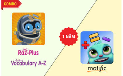 KidsAZ Reading, Vocabulary + Matific